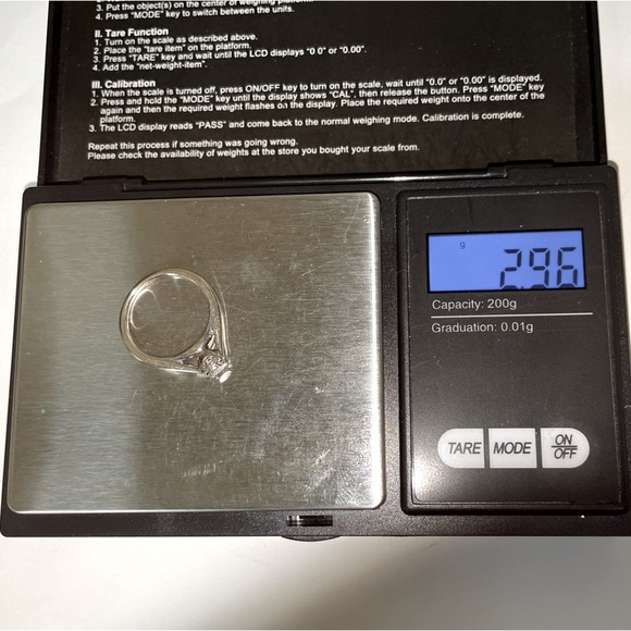 Solid 14K White Gold NATURAL 1/2CT Round Cut Diamond Solitaire Engagement Ring - Picture 8 of 14